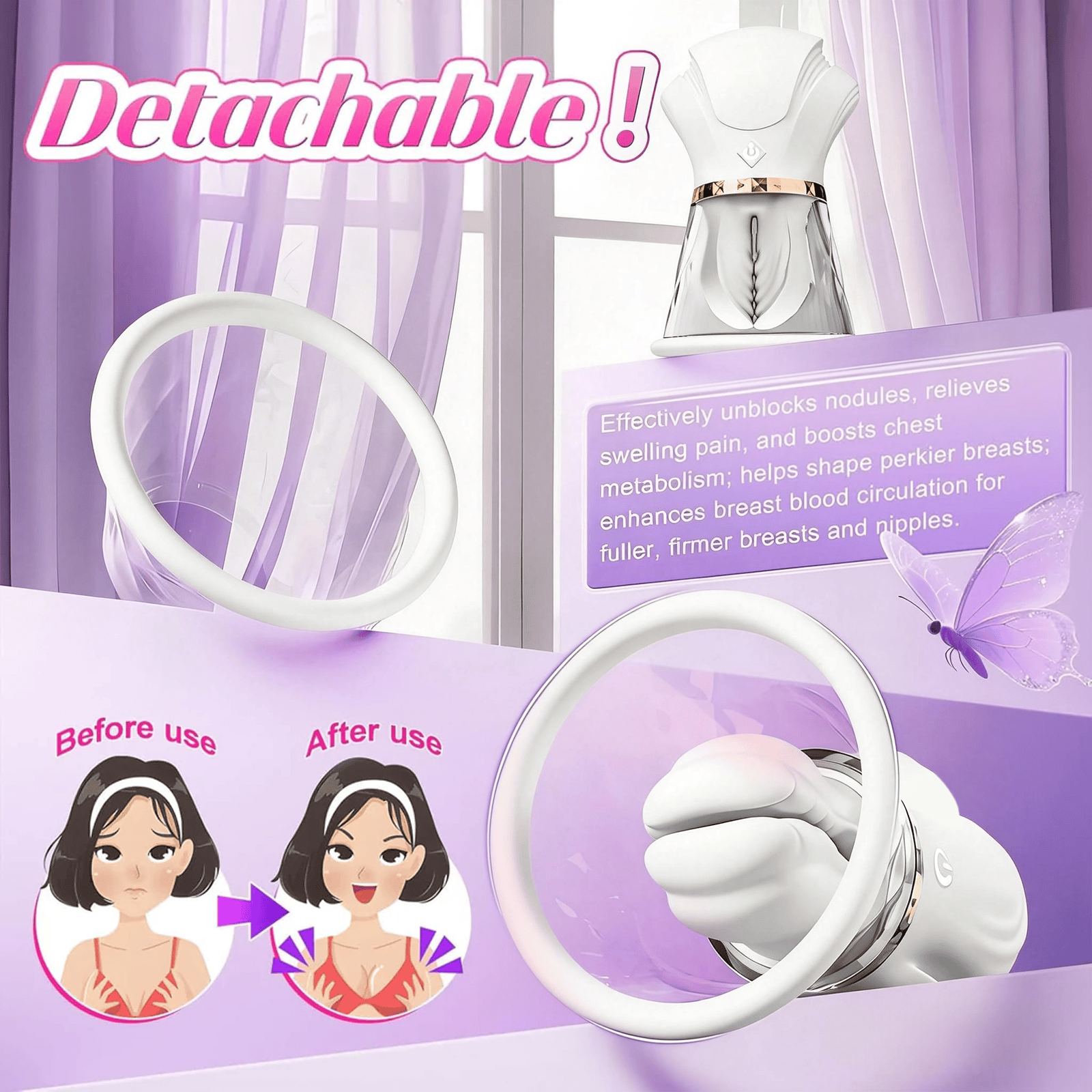Hand - Pinch Breast Nipple Clamp Massager