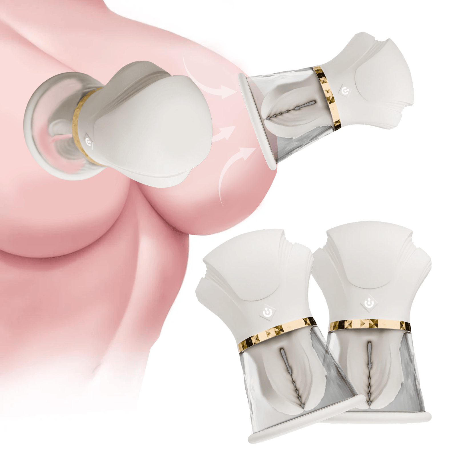 Hand - Pinch Breast Nipple Clamp Massager