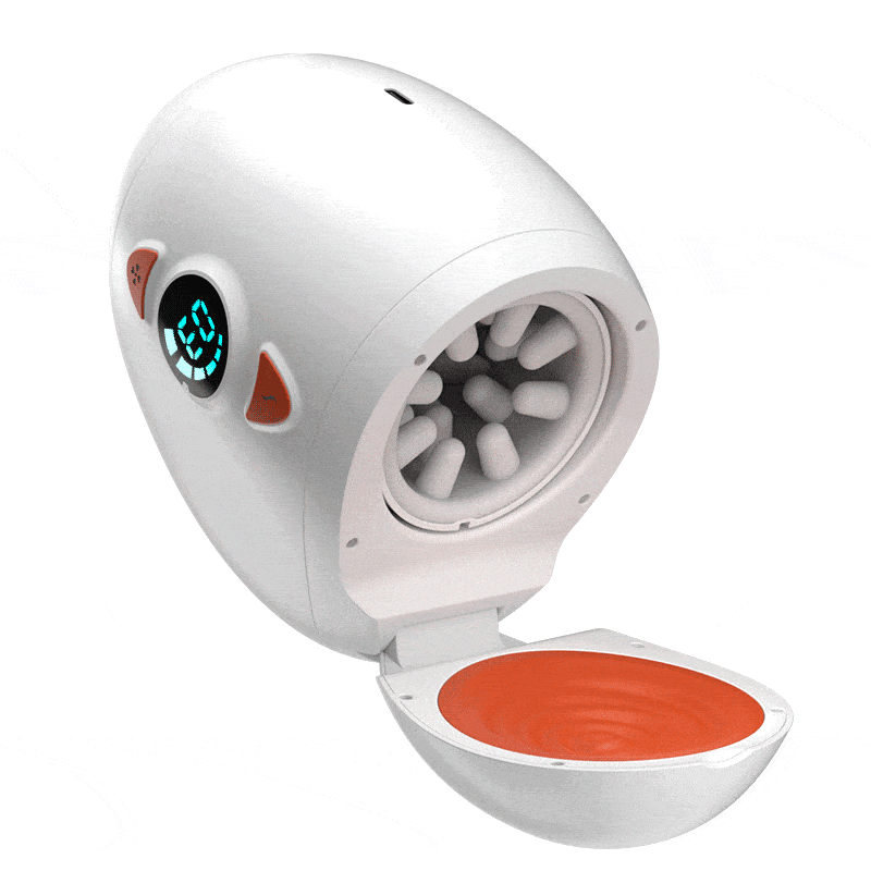 Auot Thrusting Vibrating Testicle Glans Stimulation Male Stroker