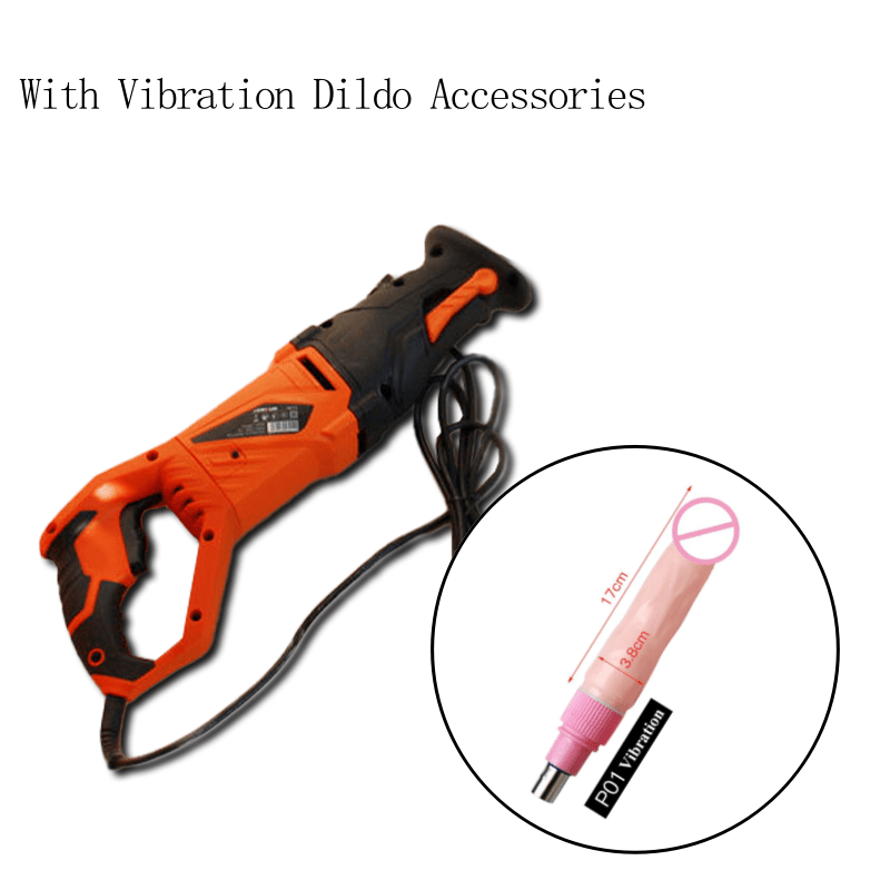 Sabre Saw Style Gun Sex Dildo Machine