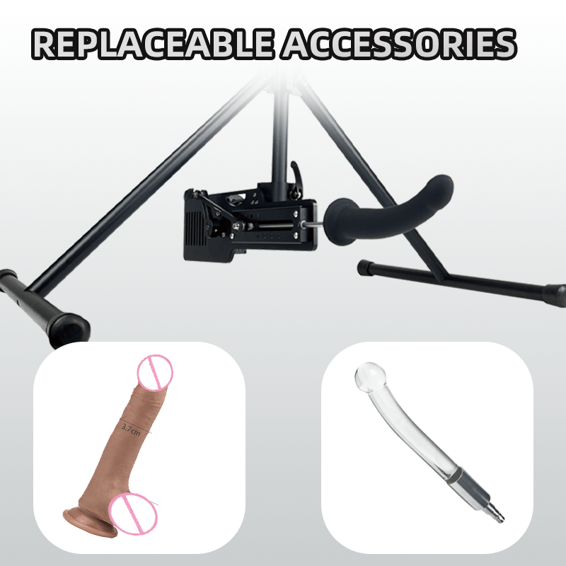 Black Magic 360° All-Angle Adjustable Thrusting Dildo Sex Machine