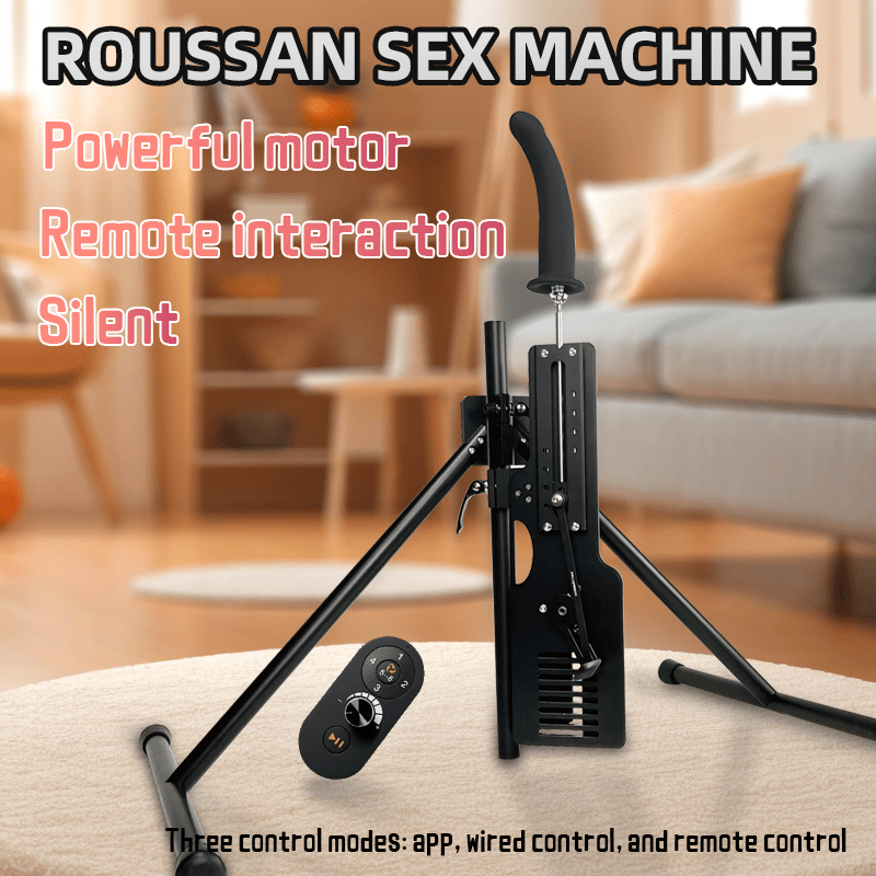 Black Magic 360° All-Angle Adjustable Thrusting Dildo Sex Machine