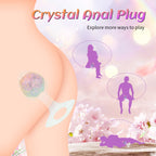 Diamond Crystal Rainbow Wearable Butt Plug Anal Sex Toy