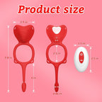 Wearable Panty Clitoral Anal Vibrator With Remote Control