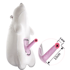 Discreet Infinity Pillow Polar Bear Remote Control Sex Machine