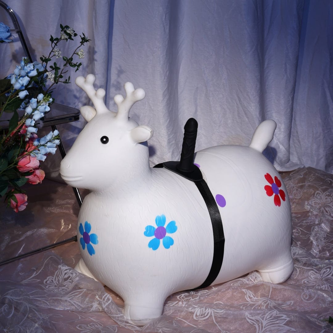 Inflatable Deer Mount Thrusting Dildo Machine