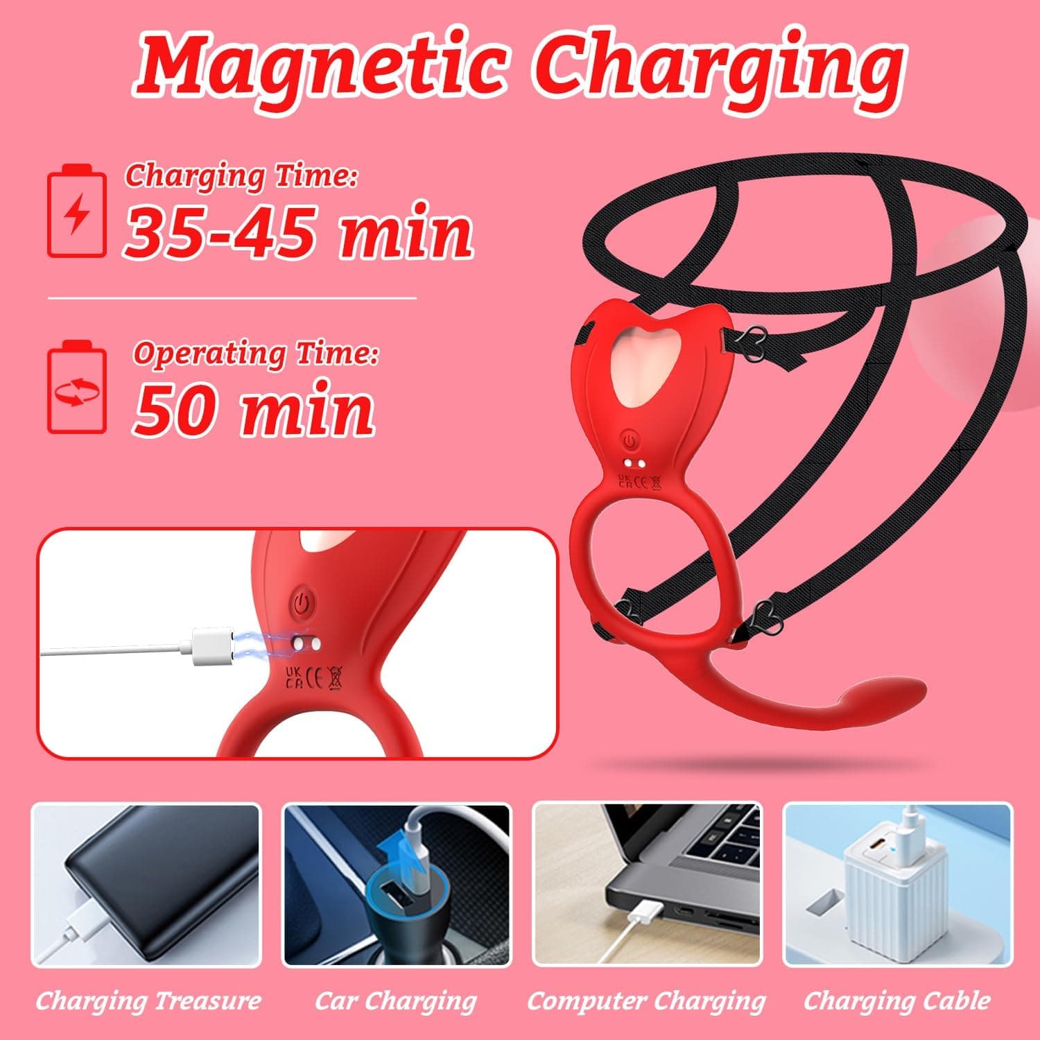 Wearable Panty Clitoral Anal Vibrator With Remote Control