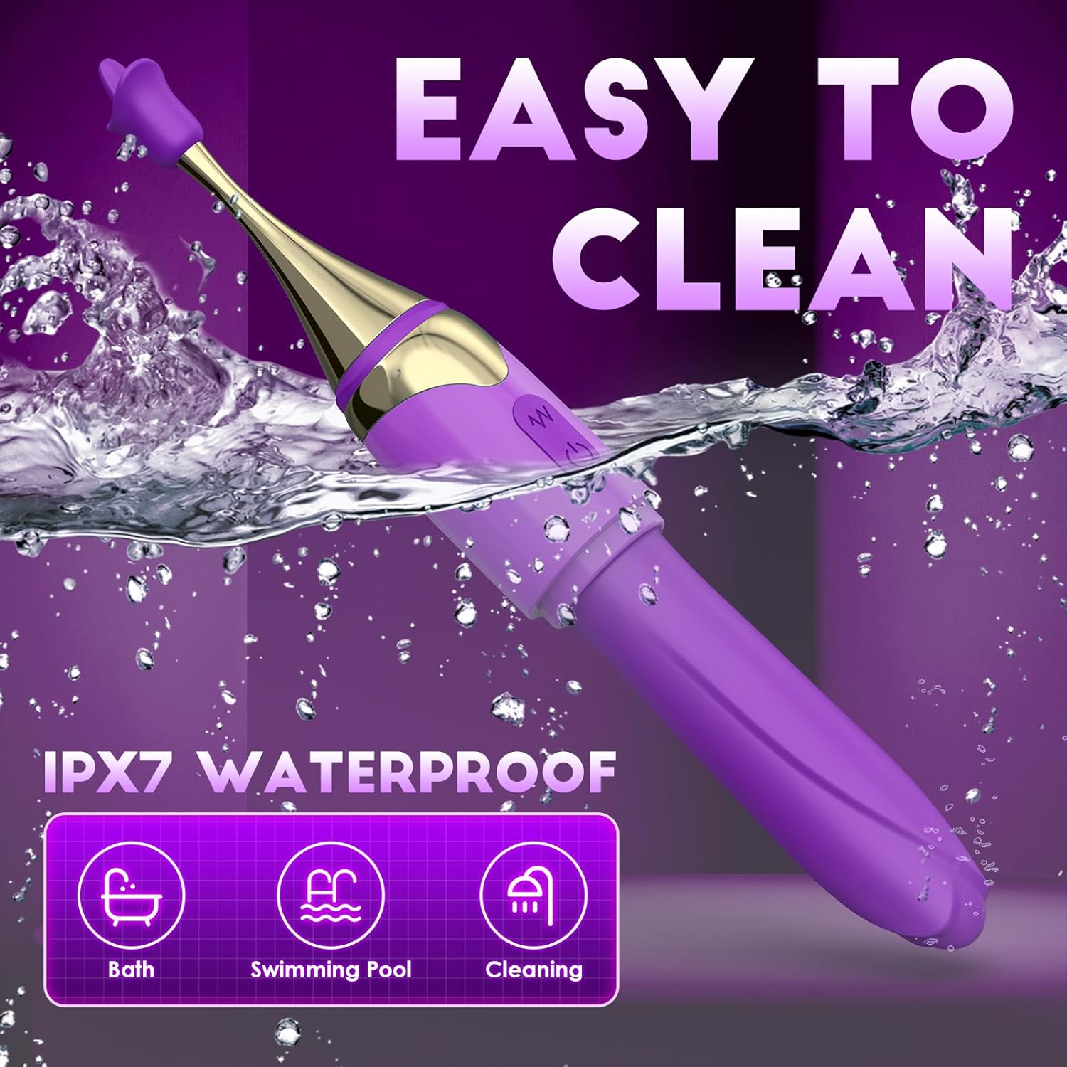 2 In 1 Mini Wand G Spot Vibrator