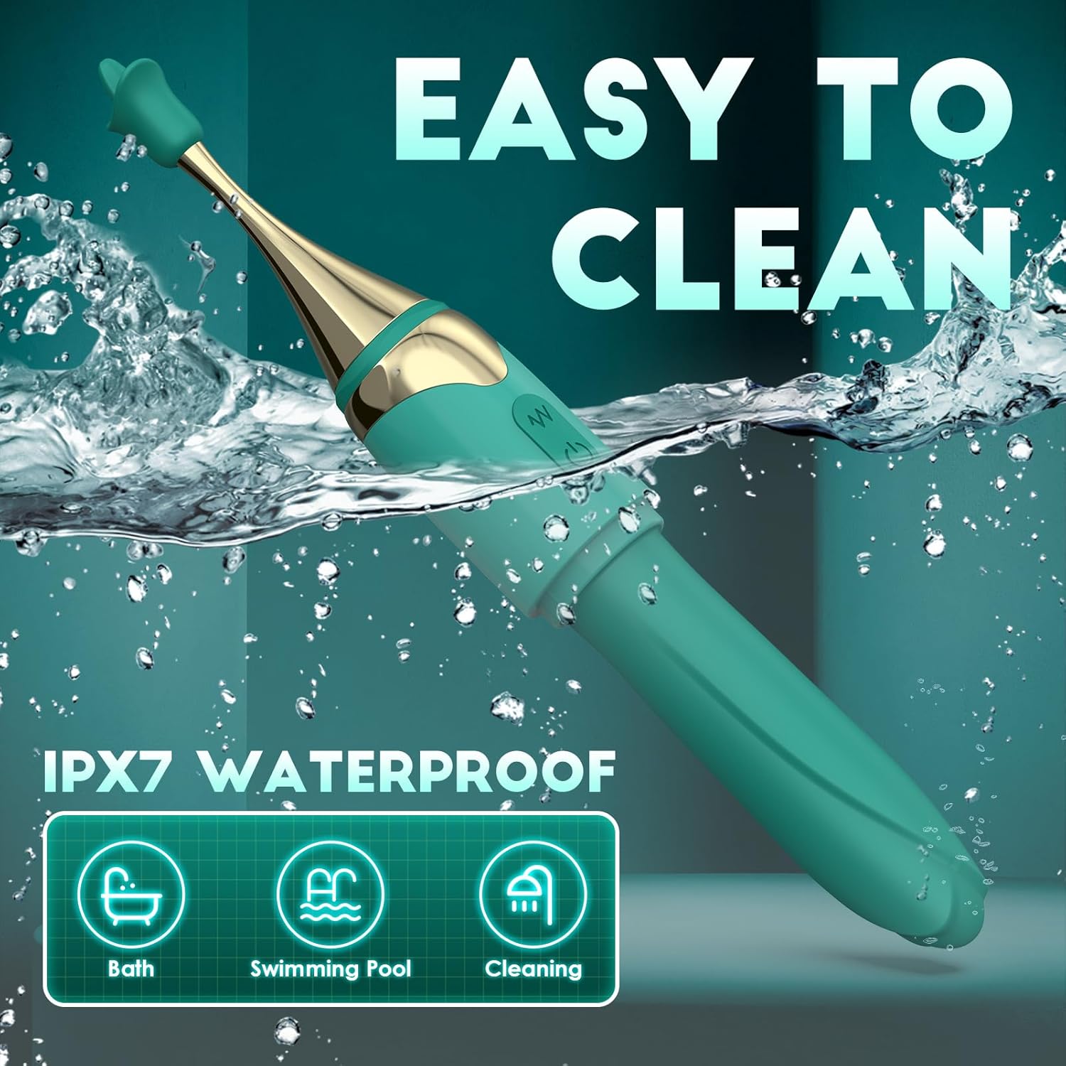 2 In 1 Mini Wand G Spot Vibrator