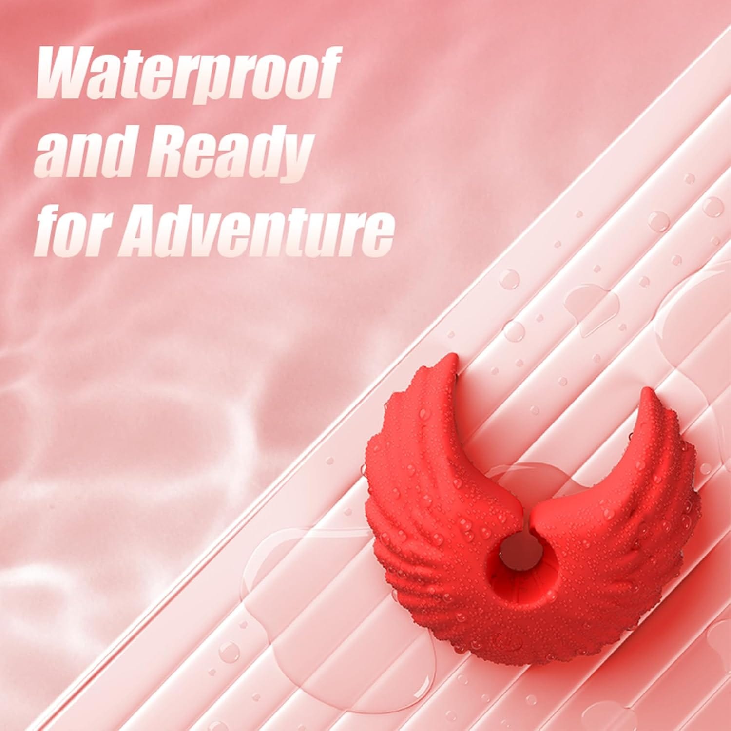 BDSM Angel Wings Vibrating Nipple Clamps with Remote Control