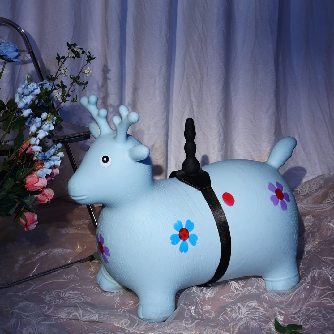 Inflatable Deer Mount Thrusting Dildo Machine