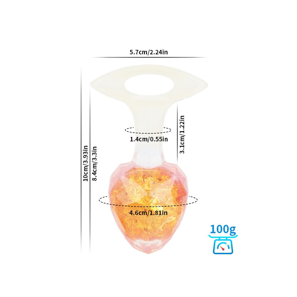 Diamond Crystal Rainbow Wearable Butt Plug Anal Sex Toy