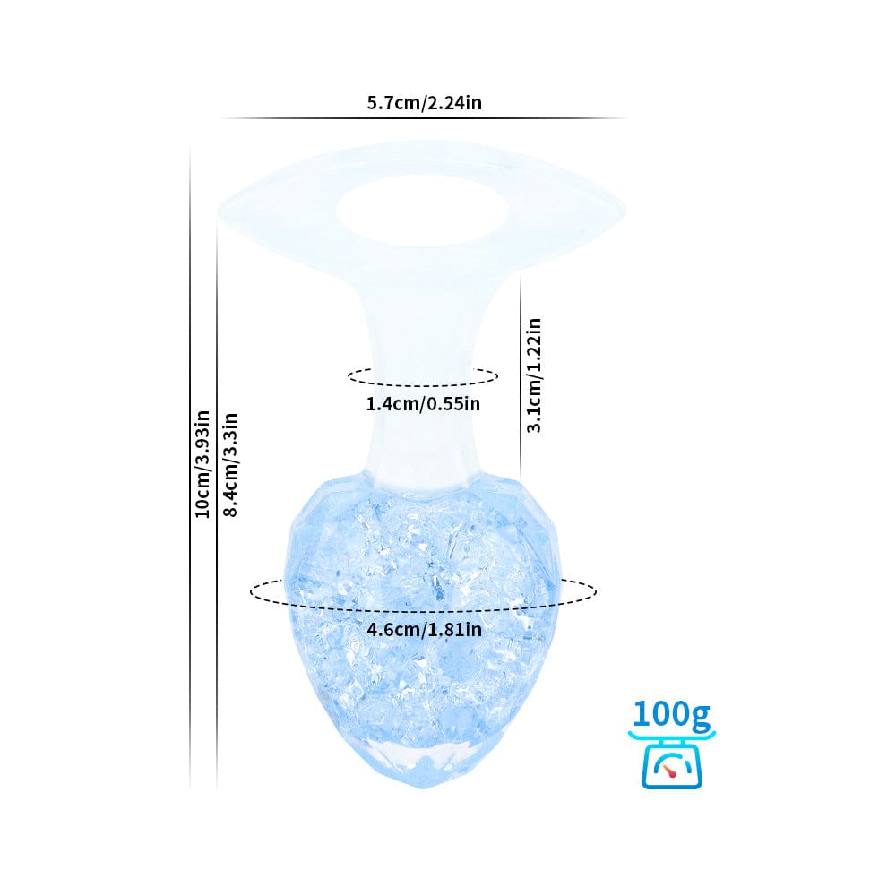 Diamond Crystal Rainbow Wearable Butt Plug Anal Sex Toy