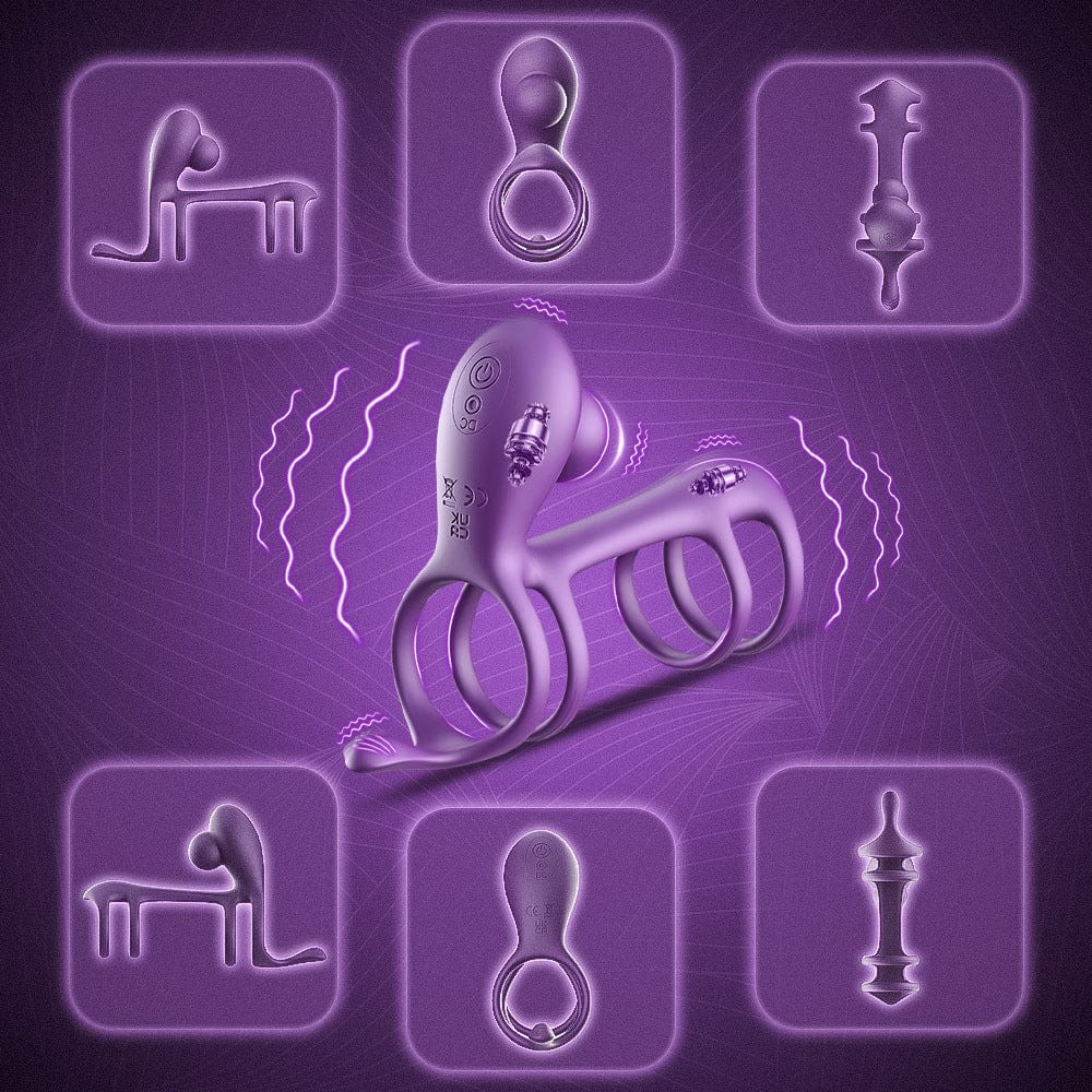 Morgana Silicone Vibrating Penis Rings