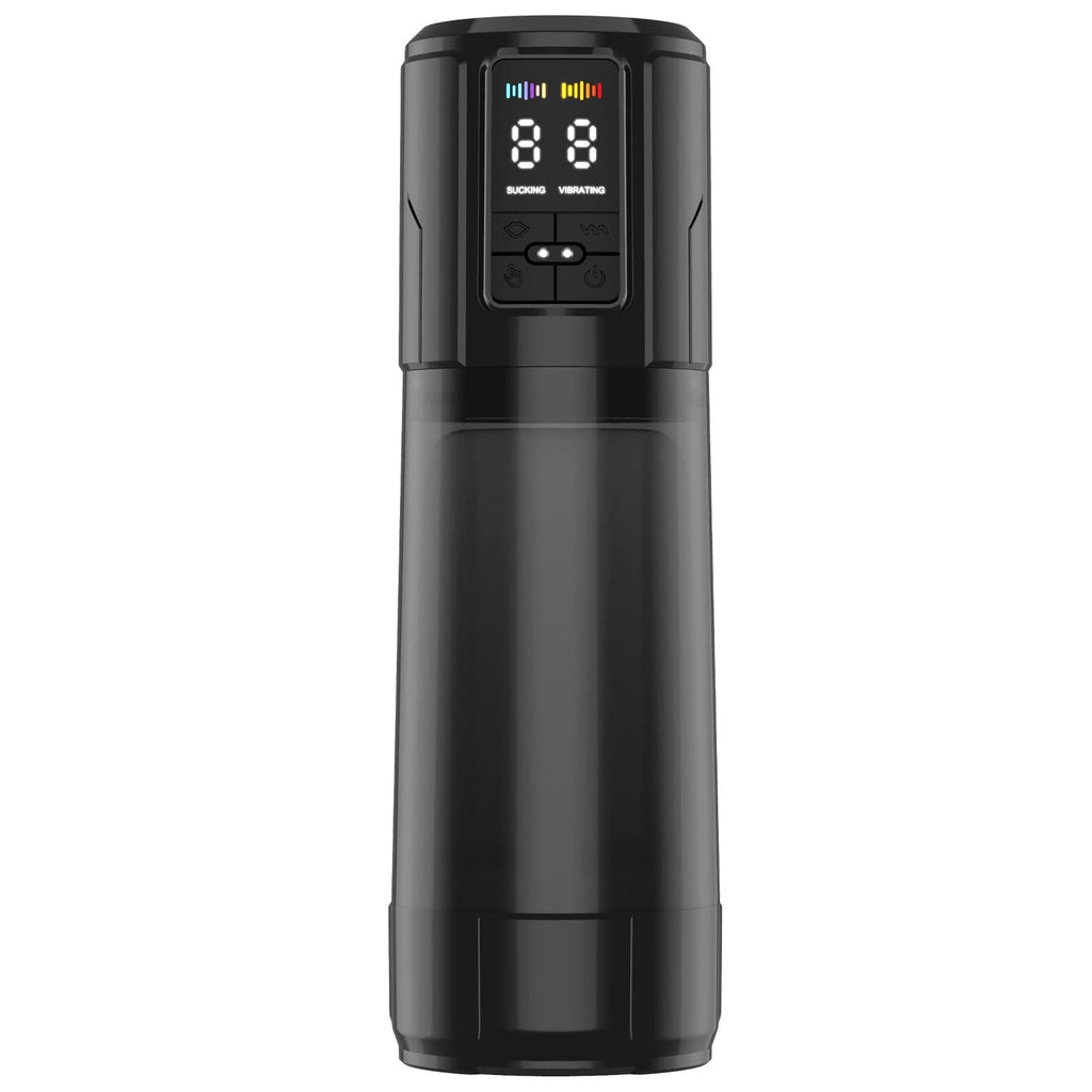 2 in 1 Waterproof Auto Suction Vibration Male Masturbator
