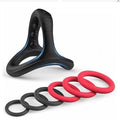 【Free Gift】Strechy Silicone Penis Ring Set With 7 Different Sizes For Erection Enhancing