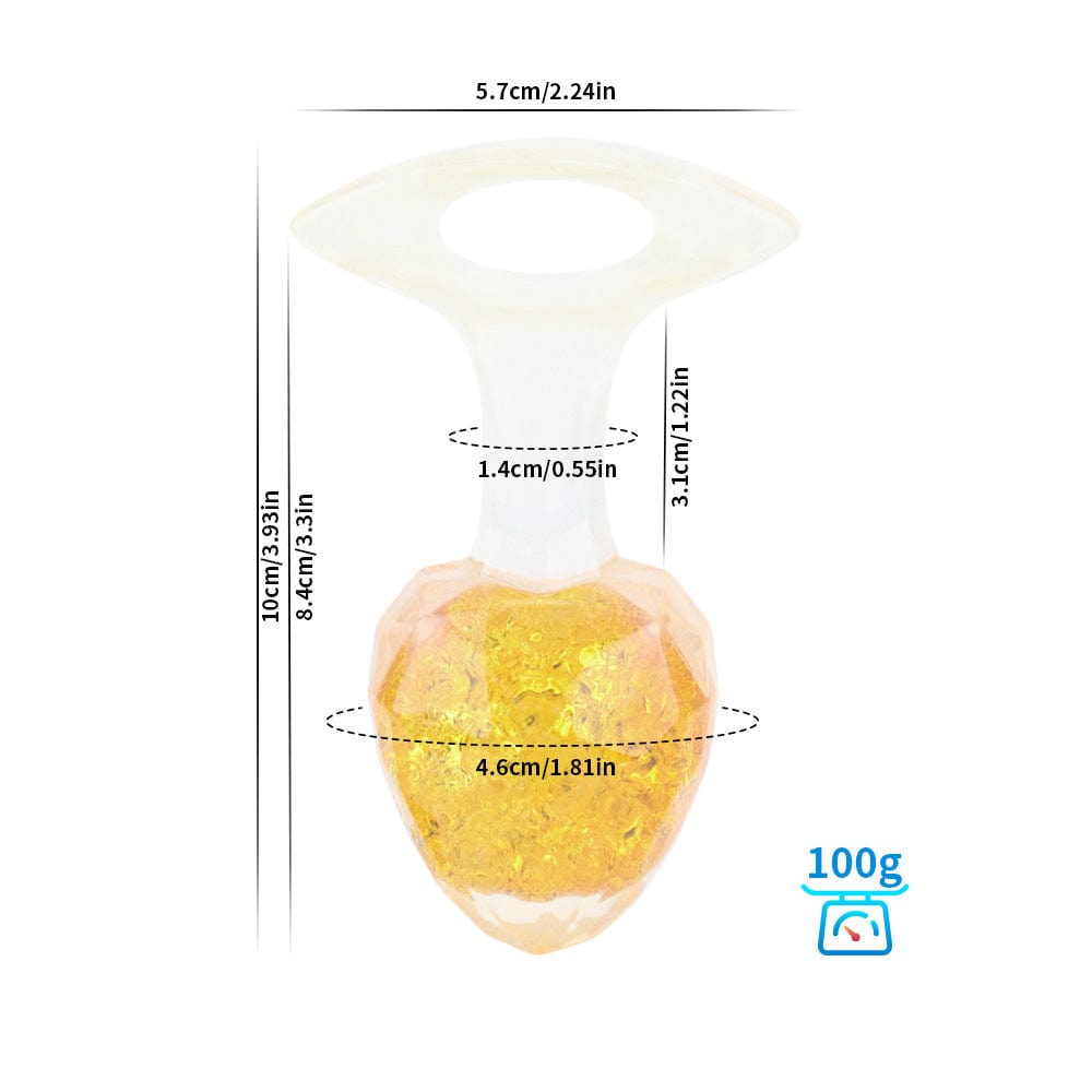 Diamond Crystal Rainbow Wearable Butt Plug Anal Sex Toy