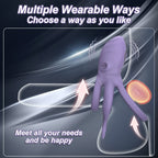 Octopus Lock Delayed Ejaculation Penis Ring Wireless APP