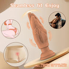 Finger Shaped Vibrating Anal Plug Fantasy Dildo Plug