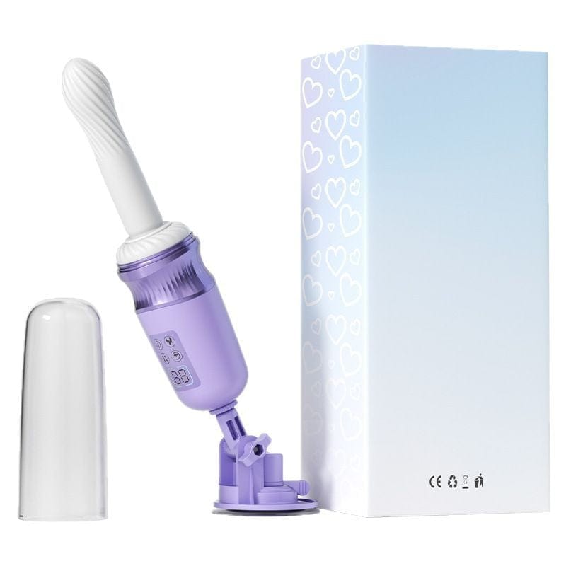 Pure Moon 7 Thrusting Heating Dildo Machine G Spot Vibrator With APP Control