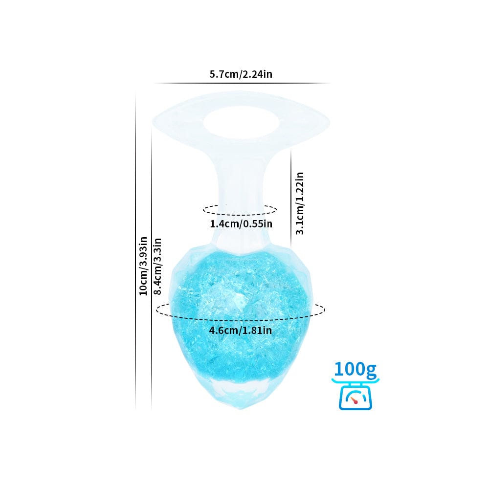 Diamond Crystal Rainbow Wearable Butt Plug Anal Sex Toy