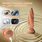 Finger Shaped Vibrating Anal Plug Fantasy Dildo Plug