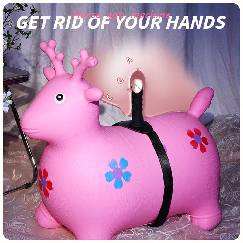 Inflatable Deer Mount Thrusting Dildo Machine