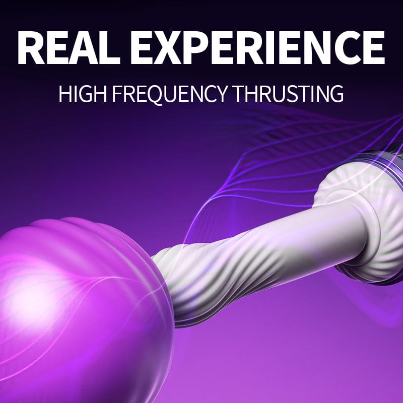Pure Moon 7 Thrusting Heating Dildo Machine G Spot Vibrator With APP Control